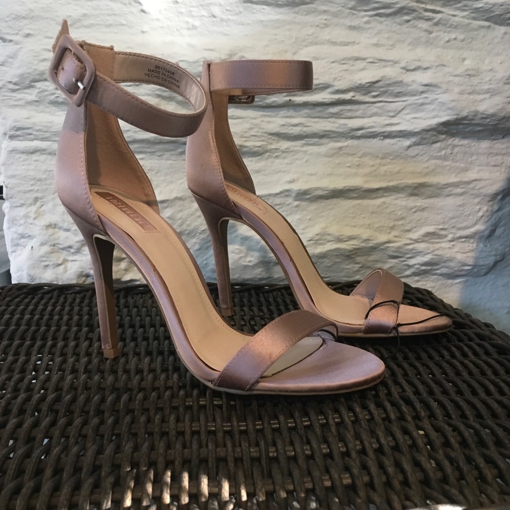 Rose Gold Satin heels